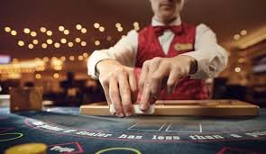 Live dealer studio table with HD camera and professional dealer